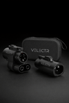Velectr NACS to CCS1 and J1772 EV charging adapters with carrying cases for desktop
